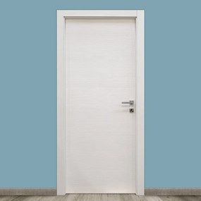 Porta interna a battente Sun in MDF colore bianco, L 60 x H 200 cm, apertura reversibile