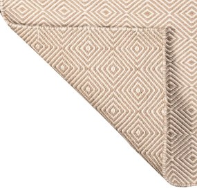 Tappeto per esterni bifacciale crema in plastica riciclata, 160 x 230 cm Solitaire - Green Decore