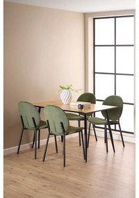 Sedia da pranzo color kaki Cliff – Actona