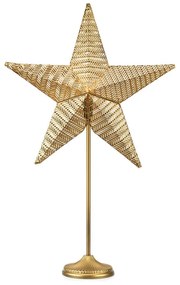 Decorazione luminosa con motivo natalizio in colore oro ø 48 cm Rustic - Markslöjd