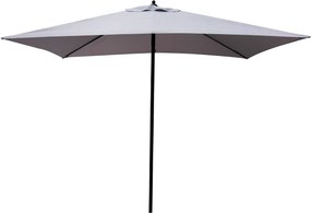 Ombrellone da Giardino 2x3 m Palo Ø38 mm in Acciaio Fadi Push-Up Grigio...