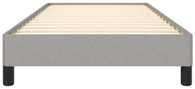 Giroletto grigio chiaro 90x200 cm in tessuto