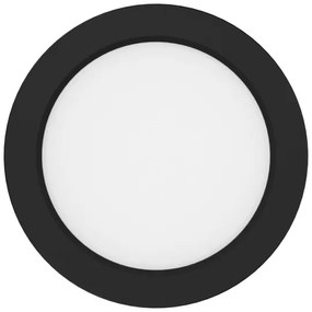 Plafoniera LED EVORA LED/6W/230V 3000/4000/6000K Ø 14 cm nera