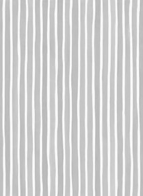 Cole & Son Carta da parati Croquet Stripe - Soft Grey
