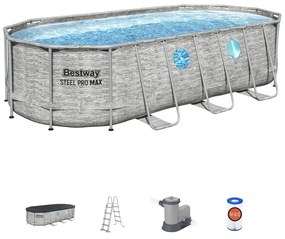 Piscina fuori terra 549x274x122 cm Steel Pro Max Bestway