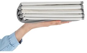 Piscina secca per bambini con palline pr. 80 cm bianco/grigio