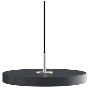 Antracite Apparecchio a sospensione LED con paralume in metallo ø 31 cm Asteria Mini - UMAGE