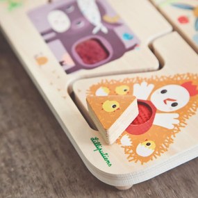 Lilliputiens - labirinto sensoriale puzzle a scorrimento - fattoria