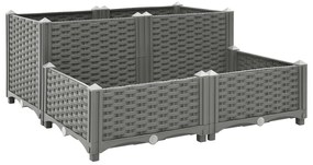 Fioriera Rialzata 80x80x38 Cm İn Polipropilene /