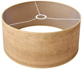 Lampadario a sospensione con filo ALBA 1xE27/15W/230V diametro 40 cm marrone/nero