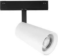 Faro binario DAVINCI 48V in alluminio bianco 20W luce naturale 4000K