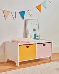 Kave Home - Set 2 cassetti per mobile contenitore Nunila in MDF rosa
