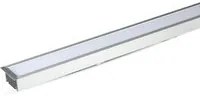 Led Linear Light Samsung Chip - 40W Recessed Silver Body 4000K 1211X70X35Mm