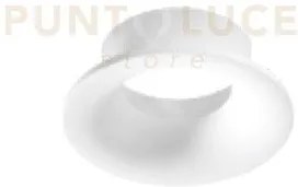 Faretto incasso planet gu10 cut out d.8,6cm ip20 bianco