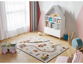 Tappeto per bambini crema 120x170 cm Beats - Universal