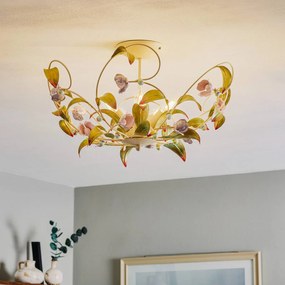 Luminex Plafoniera Rose come lampadario, 5 luci
