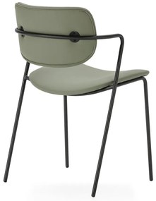 Set di sedie da pranzo kaki 2 pz Maika - Marckeric