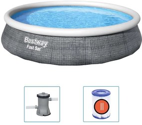 Bestway - Set Piscina Gonfiabile con Pompa Fast Set 196x84 cm