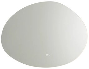Specchio da bagno 80 cm con LED dimmerabile a 3 livelli con touch - Biba