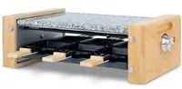 Raclette 6 persone con grill e pietra granito H.Koenig 900 W