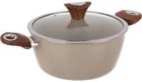 Casseruola 24 cm taupe Kolors con coperchio