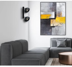 Faretto FAUN 2xE27/60W/230V nero