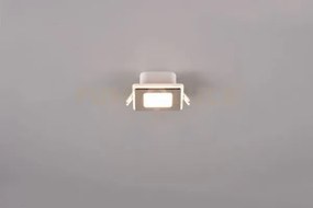 Faretto nimbus led quadrato con bordo cromato 653410106