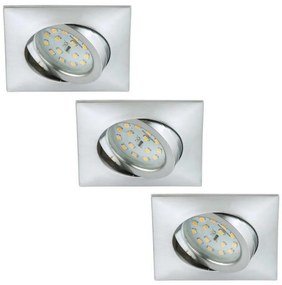 Briloner 6997-039 - SET 3x Lampada LED da incasso per bagni LED/5W/230V IP23
