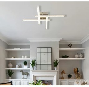 Globo 67346-24 - Plafoniera LED KIRINA LED/24W/230V 4000K cromo opaco