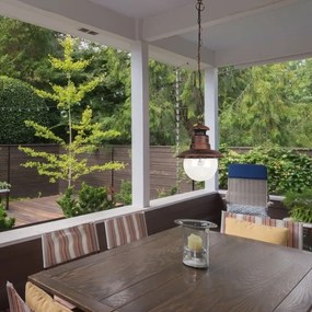 Rabalux 8164 - Lampada a sospensione da esterno ODESSA 1xE27/60W