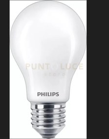 Lampadina led philips goccia vetro smerigliata 4000k