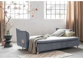 Divano in velluto grigio 225 cm Charming Charlie - Miuform