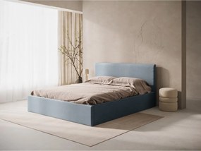 Testiera azzurra in imbottito 170,5x100 cm Remo – Micadoni