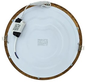 Lampada LED da incasso CIRCLE LED/24W/230V 4200K diametro 29,6 cm marrone