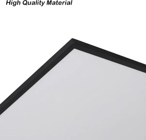 Brilagi - Plafoniera LED SLIMFRAME 80W/230V 120x60 cm 3000/4000/6000K nera