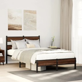 Giroletto Senza Materasso Rovere Marrone 120x200 Cm Truciolato /