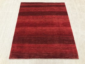 Loribaft Tappeto 140x170 Rosso (Iran) Annodato A Mano