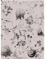 Edmond Petit Carta da parati Jardin Les Arabesques - Taupe