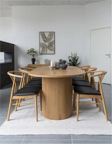 Sedia da pranzo colore nero in similpelle Artenara - House Nordic