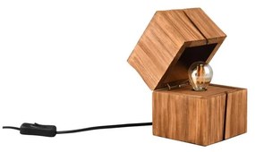 Lampada da tavolo marrone (altezza 16 cm) Treasure - Trio