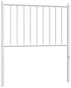 Testiera in metallo bianco 75 cm