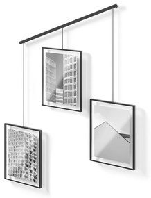 Cornici da parete in metallo nero in set di 3 pezzi 73x82 cm Exhibit - Umbra