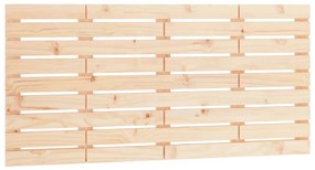 Testiera da parete 126x3x63 cm in legno massello di pino