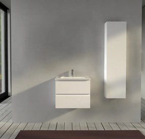 Mobile bagno 60 cm sospeso Bianco opaco - Sofia