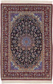 Isfahan Tappeto persiano 120 x 170 Blu (Iran) Annodato A Mano