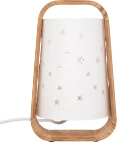 Atmosphera - Lampada da tavolo STARS 1xE14/40W/230V in bambù