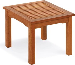 RIACO - tavolino quadrato da giardino in legno massiccio di acacia