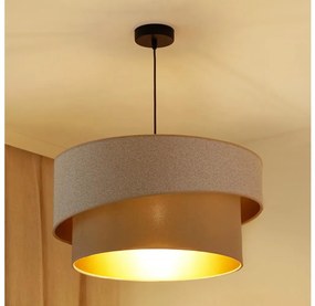 Brilagi - Lampadario a sospensione con filo VEGAS SHINE 1xE27/15W/230V diametro 50 cm color crema/beige