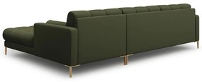 Divano angolare verde (angolo destro) Bali - Cosmopolitan Design