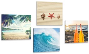 Set di quadri – Vacanza al mare